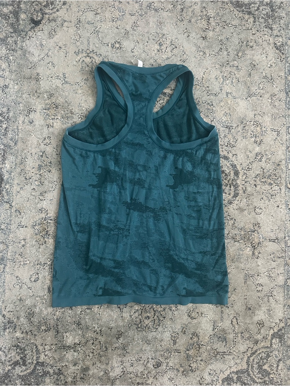 Athleta Deep Teal Racerback Performance Tank - Picture 2 of 2
